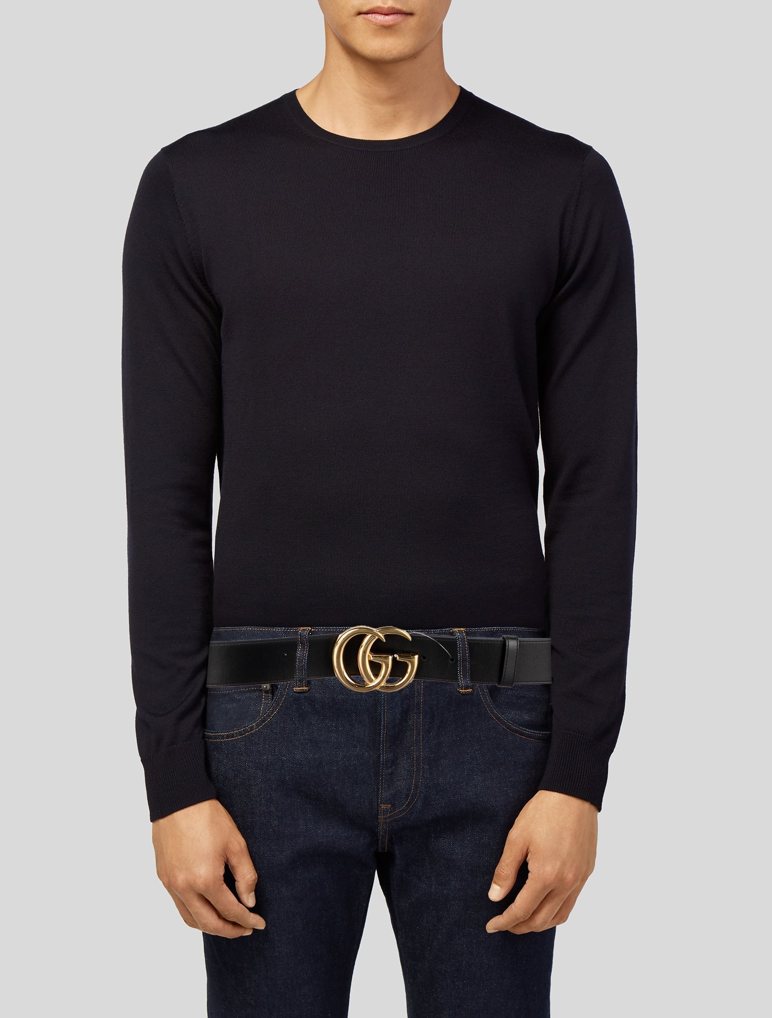 Gucci Double G Logo Wide Belt